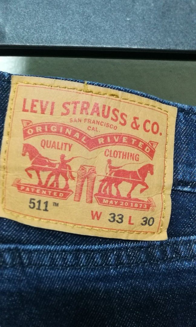 LEVIS 511 Dark blue, Men's Fashion, Bottoms, Jeans on Carousell