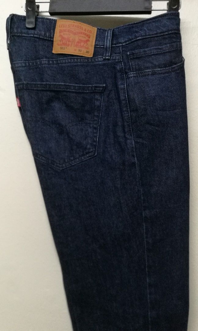 LEVIS 511 Dark blue, Men's Fashion, Bottoms, Jeans on Carousell