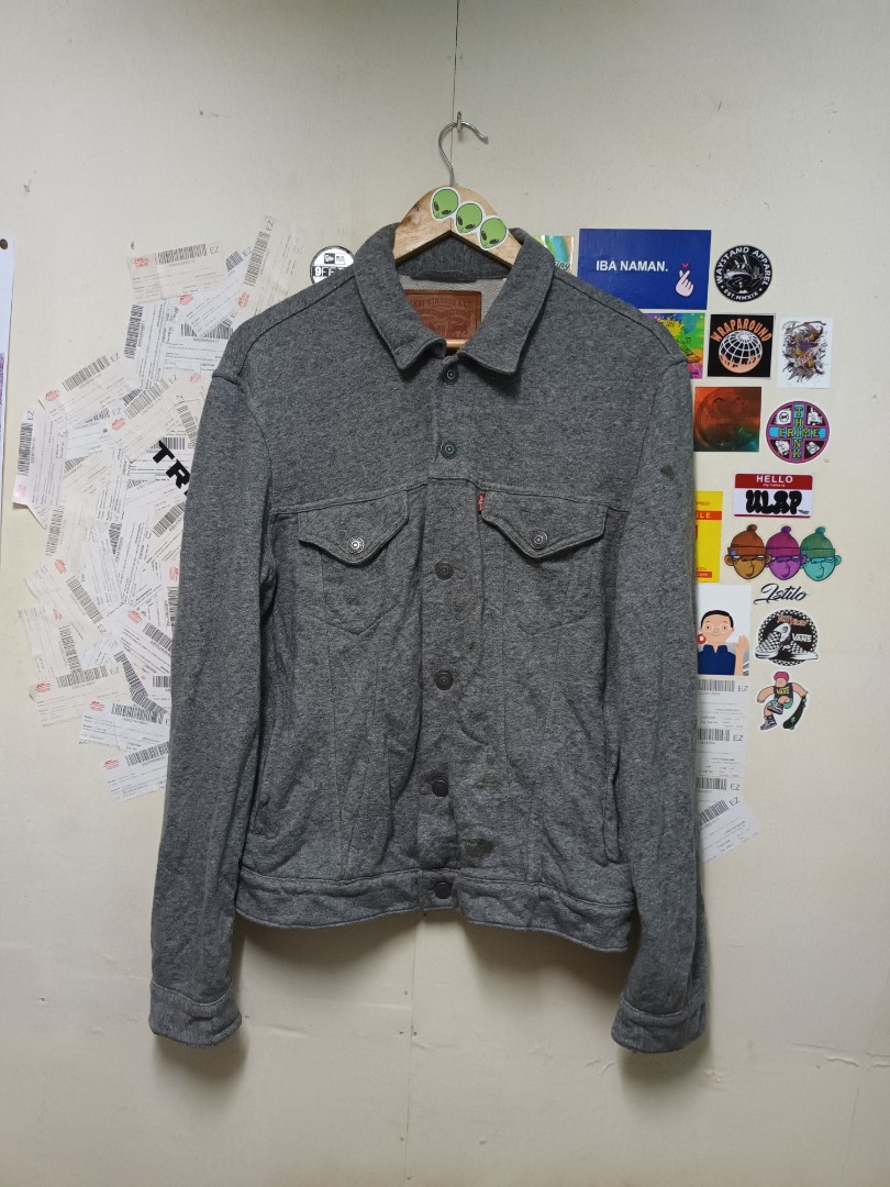 Levi's French Terry Trucker Jacket, Women's Fashion, Coats, Jackets and  Outerwear on Carousell