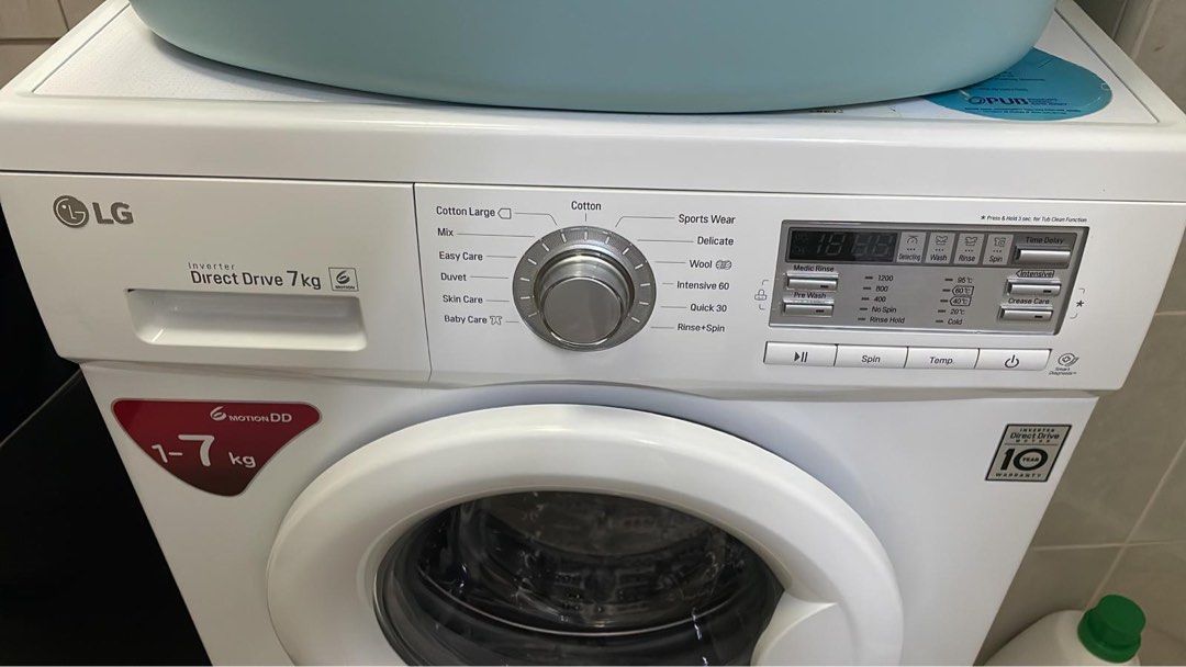 Lg Waschmaschine Direct Drive 7 Kg Bedienungsanleitung LG Washing machine Direct Drive 7kg, TV & Home Appliances, Washing