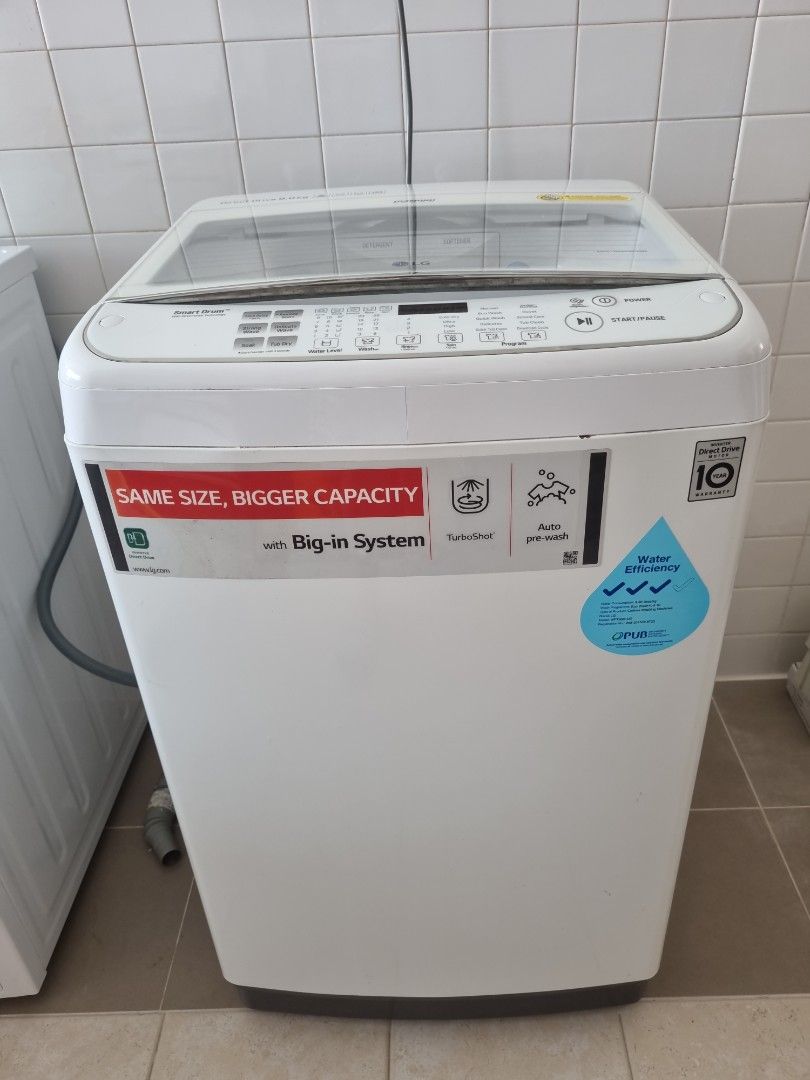 LG Smart Drum 9kg Washing Machine WTF9081DD Retail price 715. FREE delivery, TV & Home