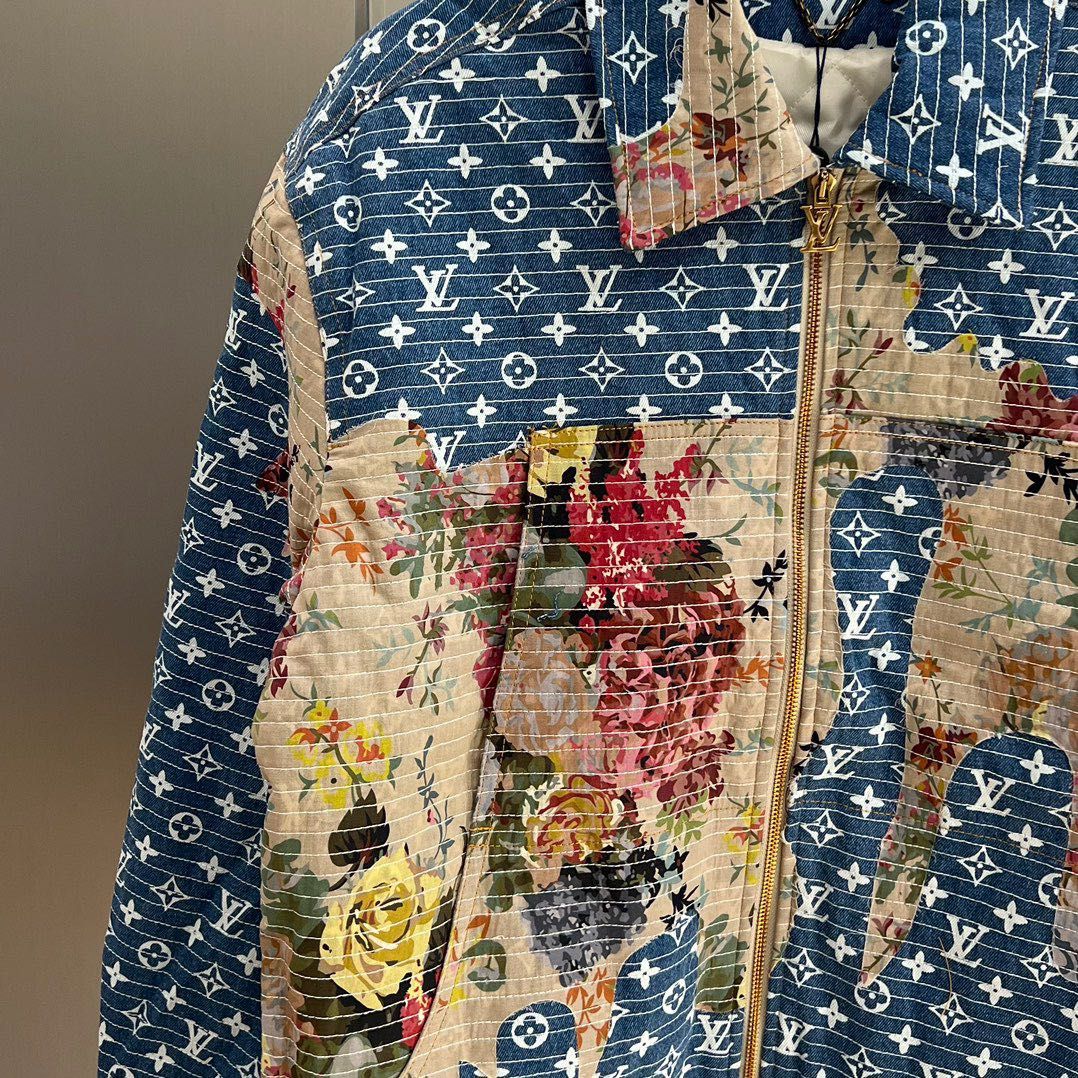 Louis Vuitton LV Destroyed Workwear Denim Jacket – Tenisshop.la