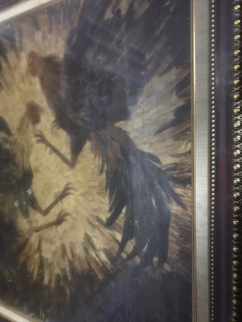 Lukisan ayam jago, Desain & Kerajinan Tangan, Karya Seni di Carousell