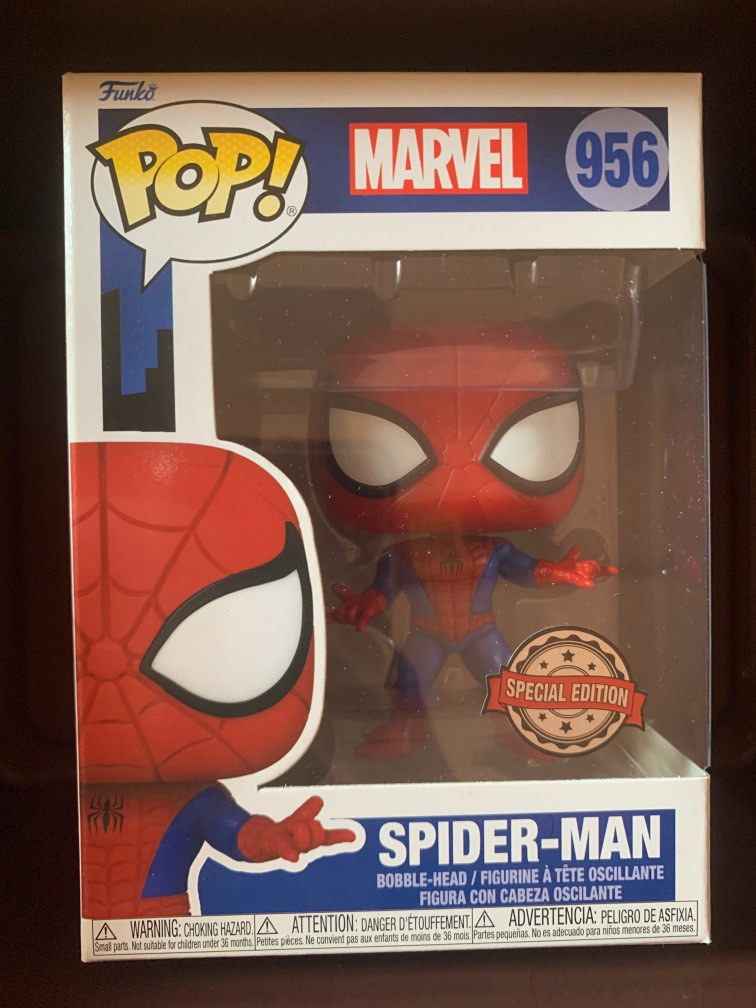 Figurine Spider-Man / The Animated Series Spider-man / Funko Pop Marvel 956  / Exclusive Special Edition
