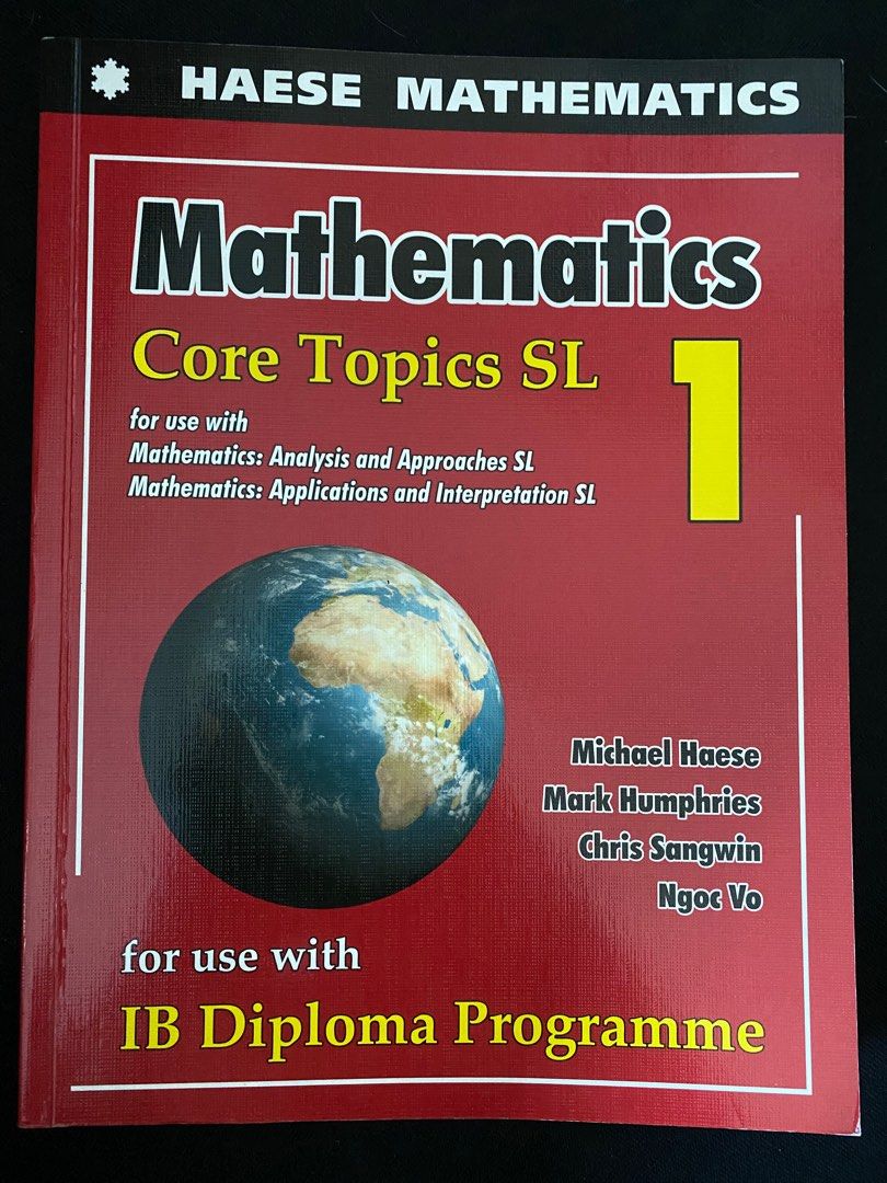 Mathematics Core Topics Sl 1