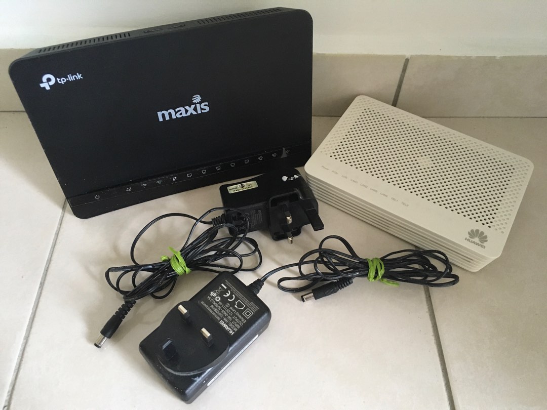 Maxis modem and router, Computers & Tech, Parts & Accessories