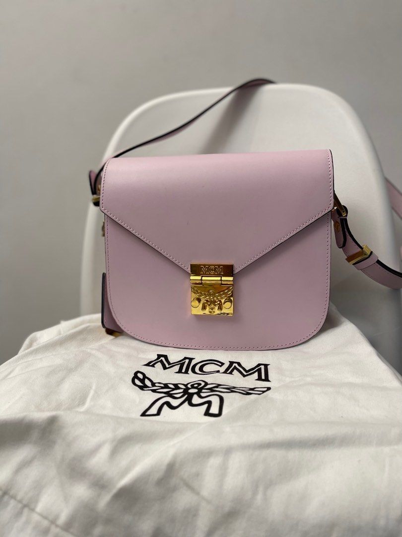 MCM shoulder bag pink color