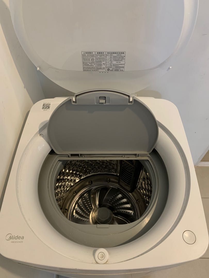 Midea washing machine kid mini 3kg topload high temp wash, TV & Home
