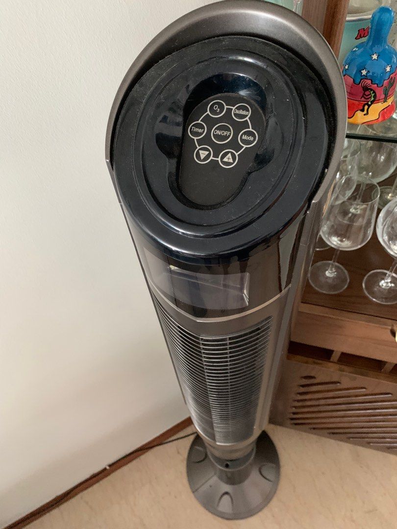 Mistral tower fan with remote control, Furniture & Home Living