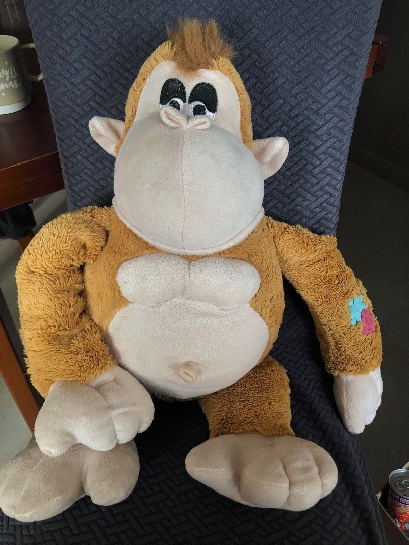 small soft toy monkey