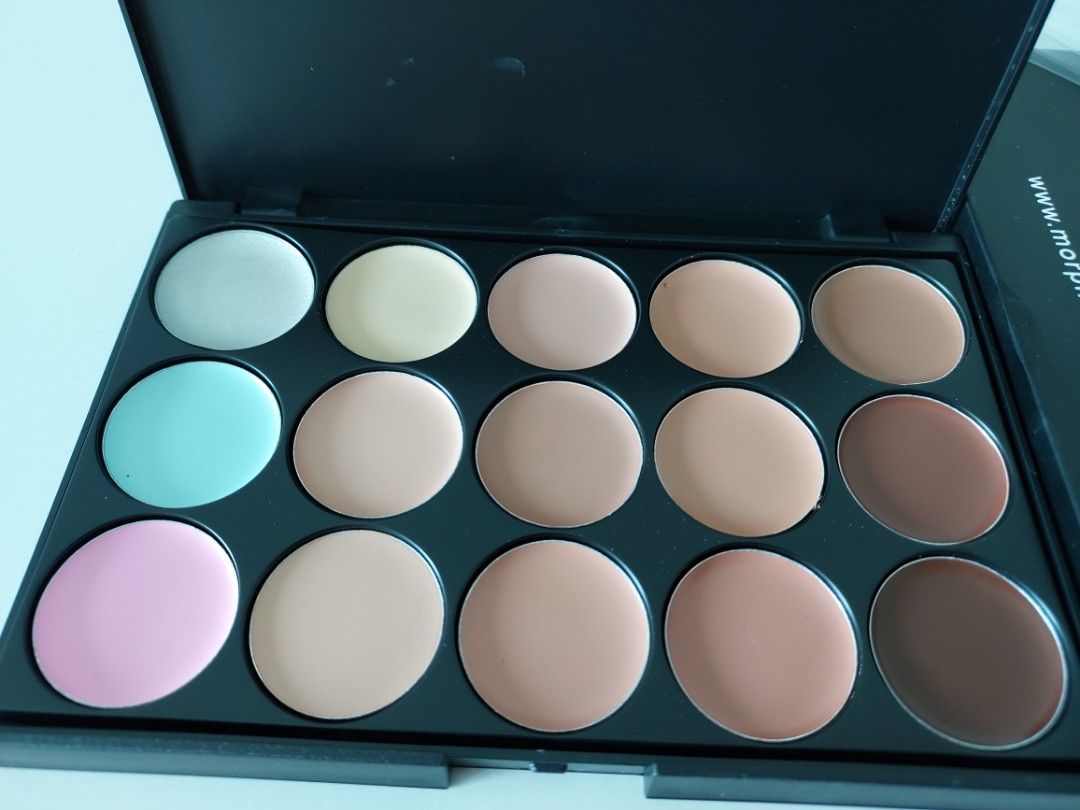 Morphe 15 colour concealer contouring shading palette set, Beauty