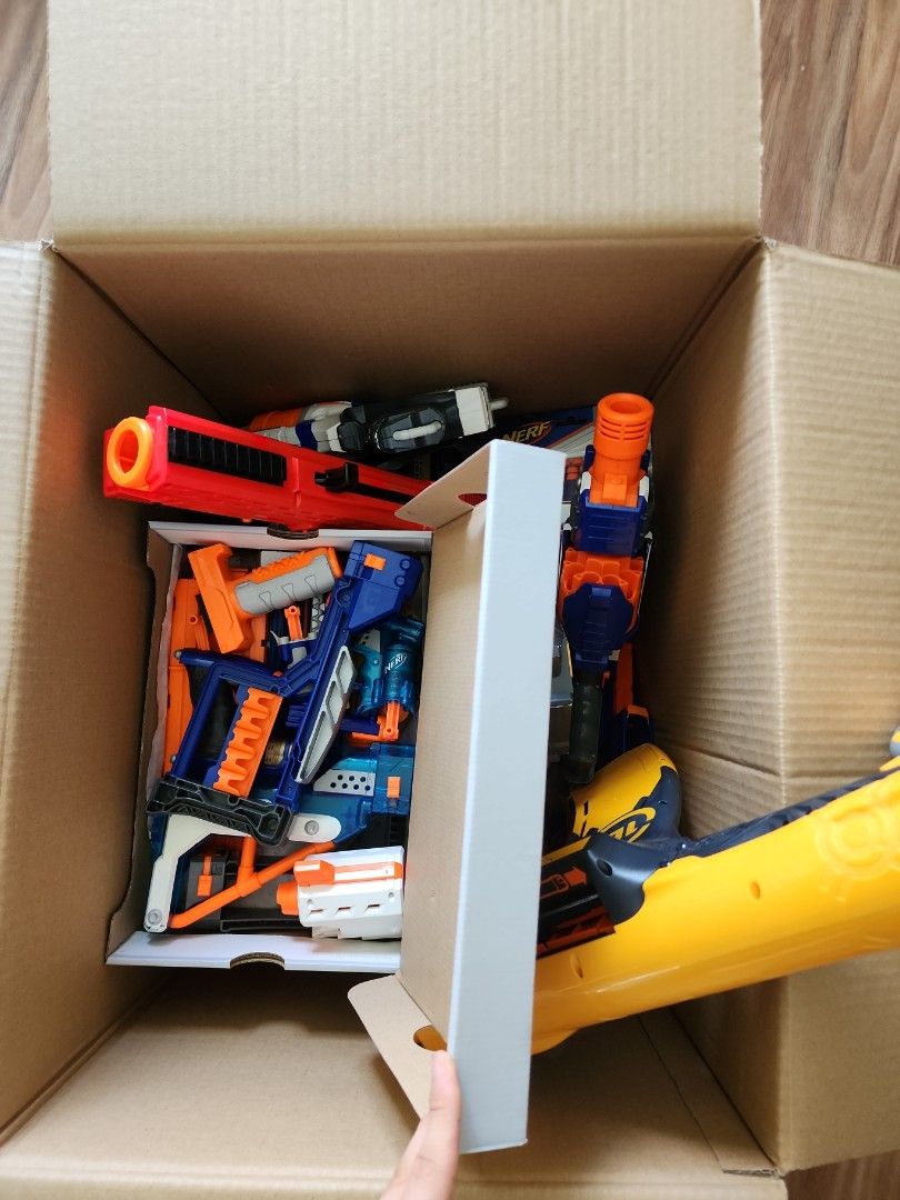 Nerf Gun Box, Hobbies & Toys, Toys & Games on Carousell