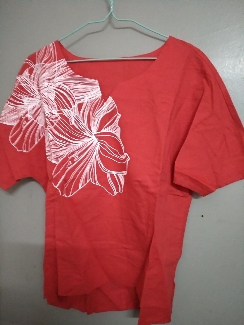 Nice red blouse best sale