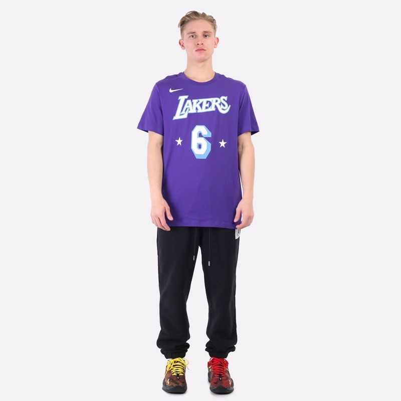 Nike Lakers James City Edition Tee Men s Fashion Tops Sets