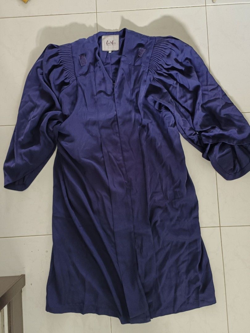 NYP Graduation Gown, Women's Fashion, Dresses & Sets, Evening dresses ...