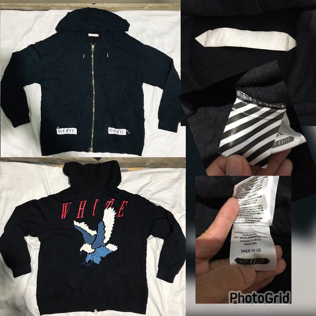 Off white eagle hoodie discount