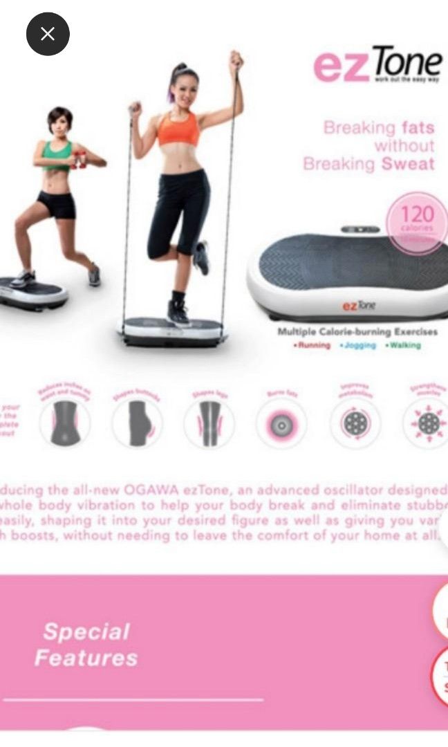 Ogawa ez tone slimming tonner shaping fitness