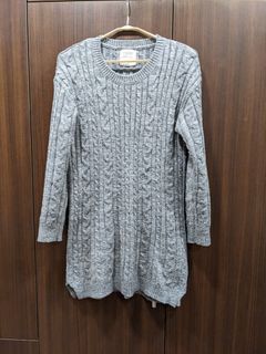 Pazzo灰色麻花洋裝