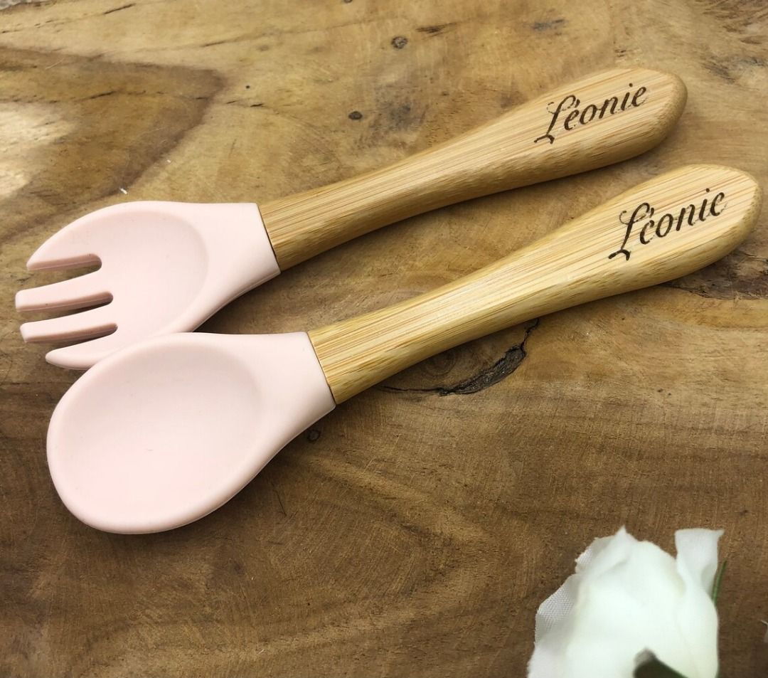 PERSONALIZED BABY FORK AND SPOON PERSONALISED ENGRAVED BABY FORK AND SPOON CUSTOM BABY GIFT PERSONALIZED BABY GIFT PERSONALISED BABY GIFT