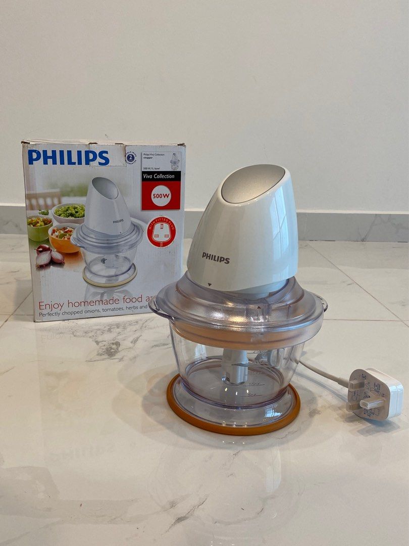Philips chopper 500W almost brand new, TV & Home Appliances, Kitchen