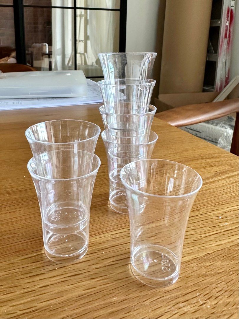 Plastic shot glasses, Furniture & Home Living, Kitchenware & Tableware