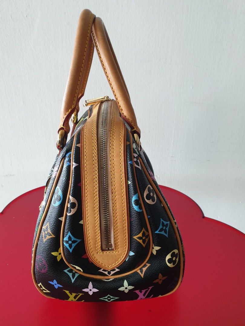 Priscilla cloth handbag Louis Vuitton Multicolour in Cloth - 25856201