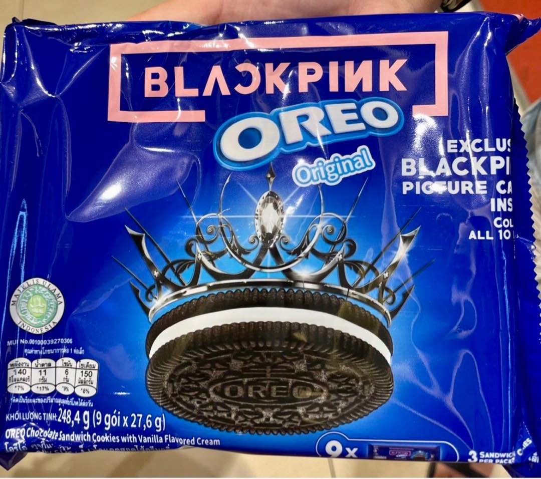 [LEFT 3 PACKETS] Oreo Blackpink, Food & Drinks, Other Food & Drinks on ...