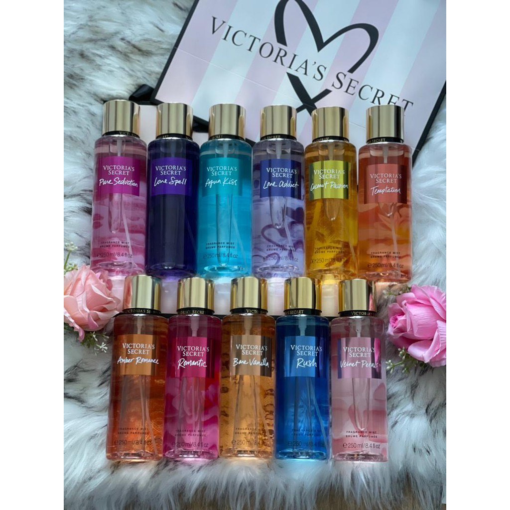 Ready Stock Victoria Secret New Collection Body Mist Fragrance 250ml
