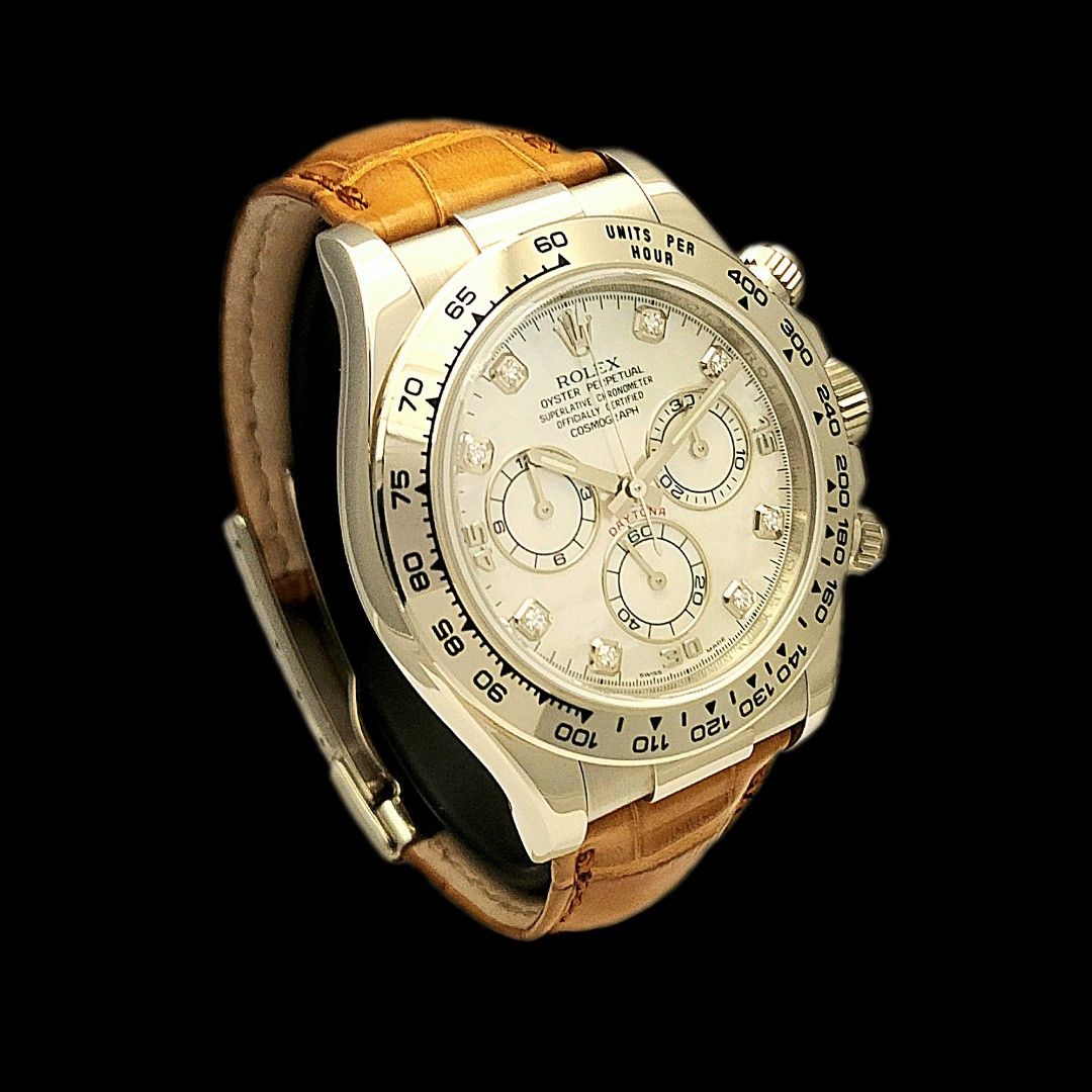 Rolex Cosmograph Daytona in 18K White Gold Mother of Pearl