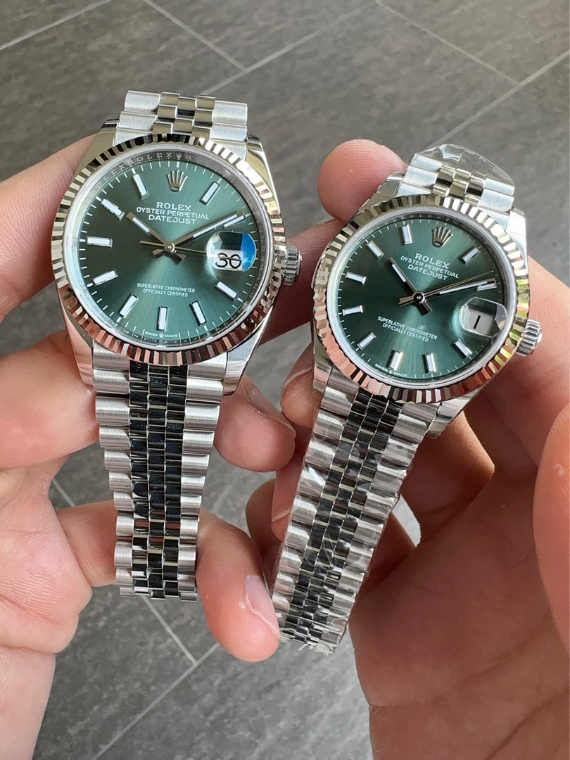 Datejust mint green deals