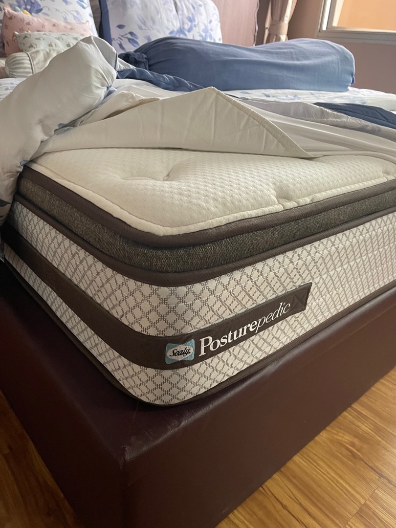 Sealy mattress with bed storage Furniture Home Living