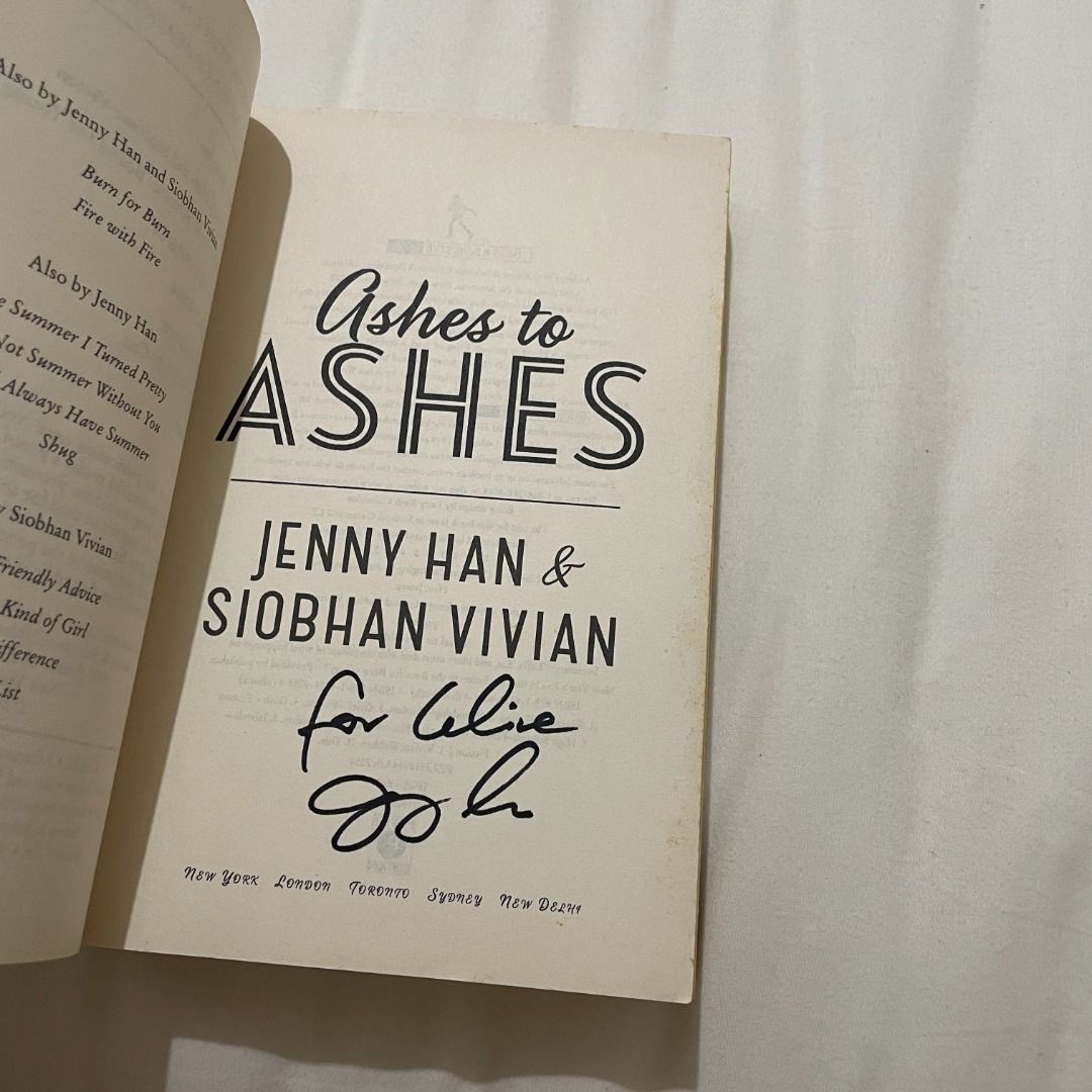 *SIGNED* Burn for Burn Series by Jenny Han, Siobhan Vivian,