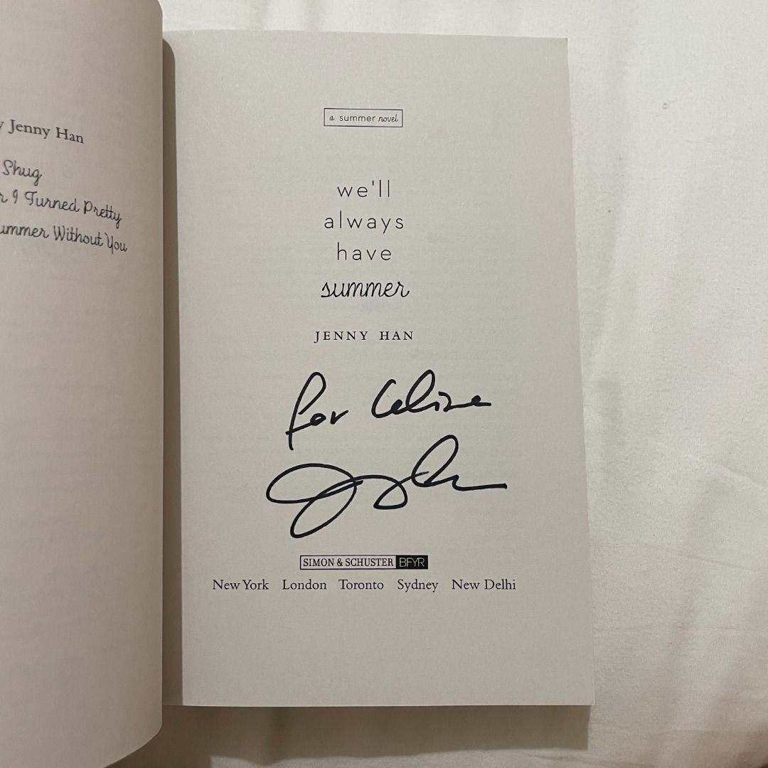 *SIGNED* The Summer I Turned Pretty Series by Jenny Han,