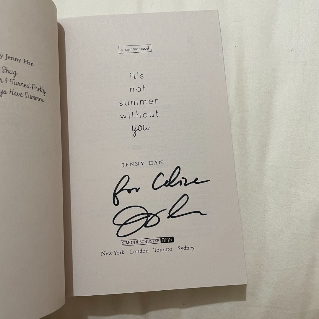 *SIGNED* The Summer I Turned Pretty Series by Jenny Han,