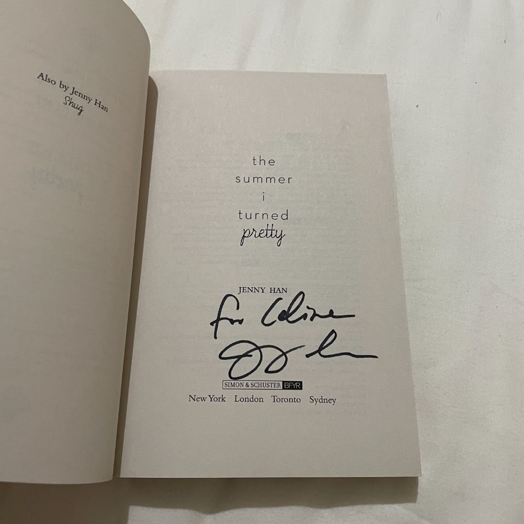 *SIGNED* The Summer I Turned Pretty Series by Jenny Han,