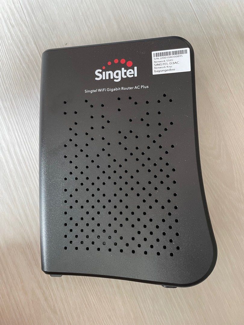 Singtel modem and WiFi Router, TV & Home Appliances, Other Home ...