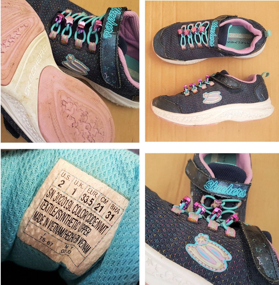 Girls sketchers tennis discount shoes