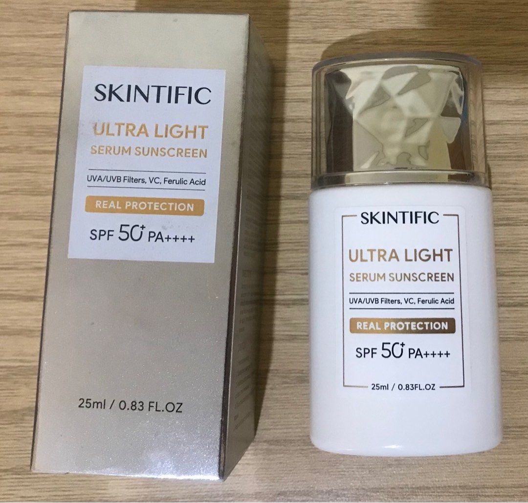 skintific light serum sunscreen untuk kulit apa
