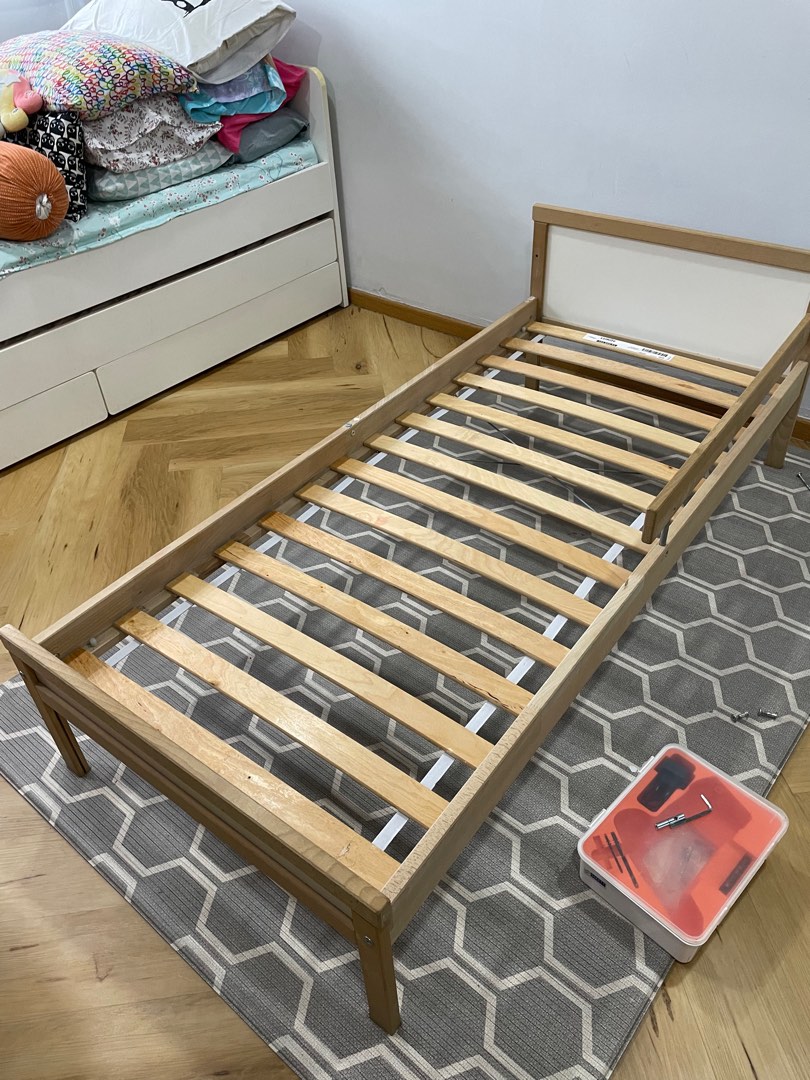 Sniglar ikea bed frame, Babies & Kids, Baby Nursery & Kids Furniture