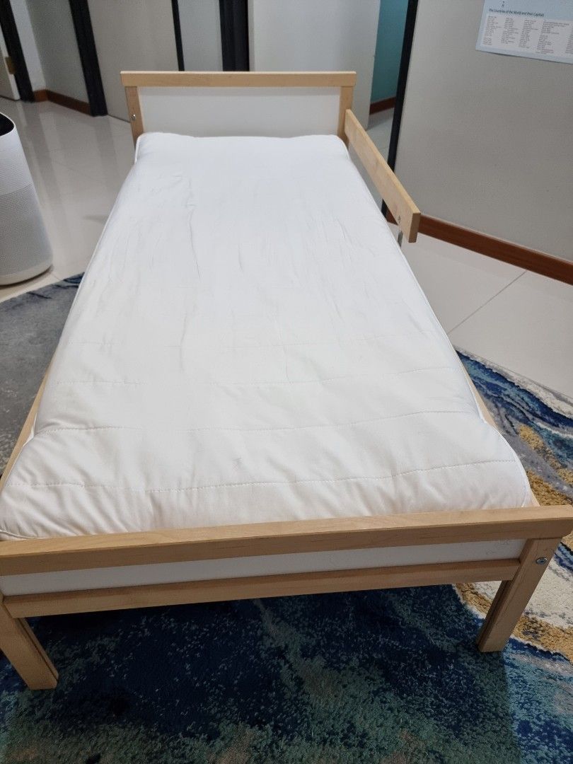IKEA SNIGLAR Bed Frame w Mattress (70 x 160cm), Babies & Kids, Baby