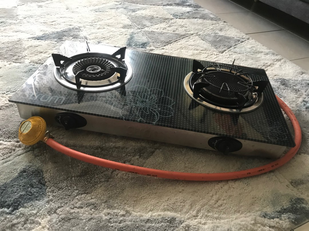 STROM Gas Stove Dual Flame & Infrared, TV & Home Appliances, Kitchen