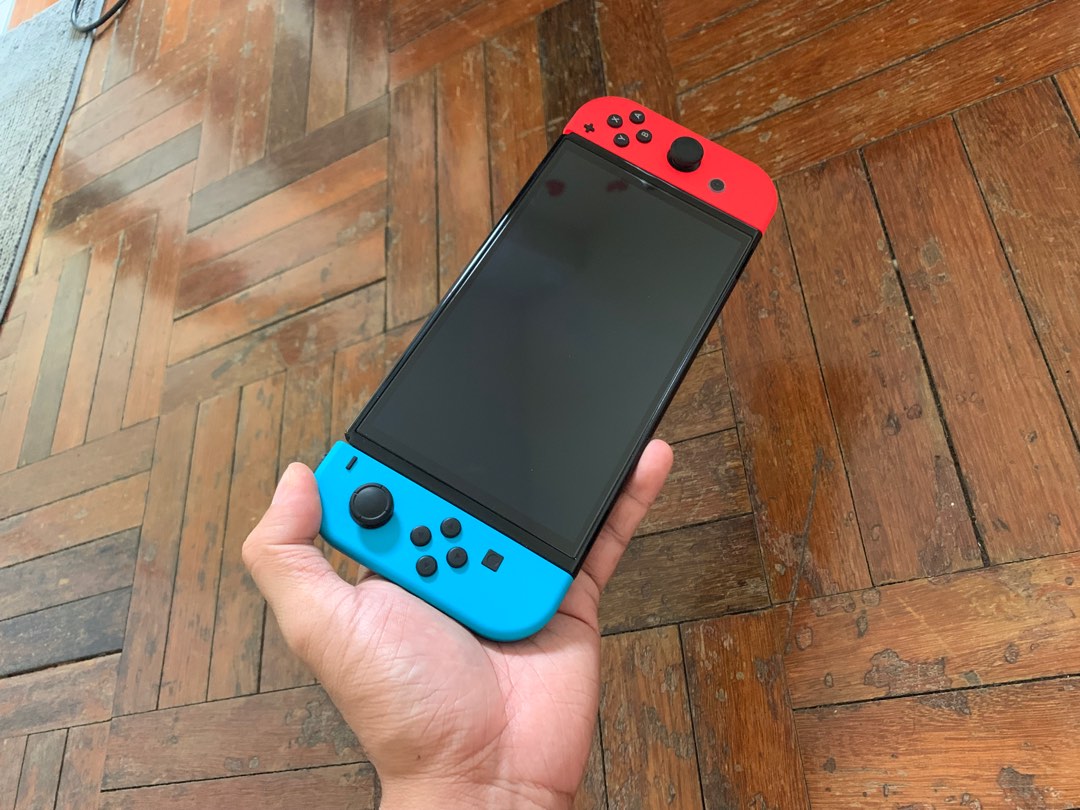Sewa / Rent Nintendo Switch OLED Game Console for Rent Sewa Event Use, Video Gaming, Video Game