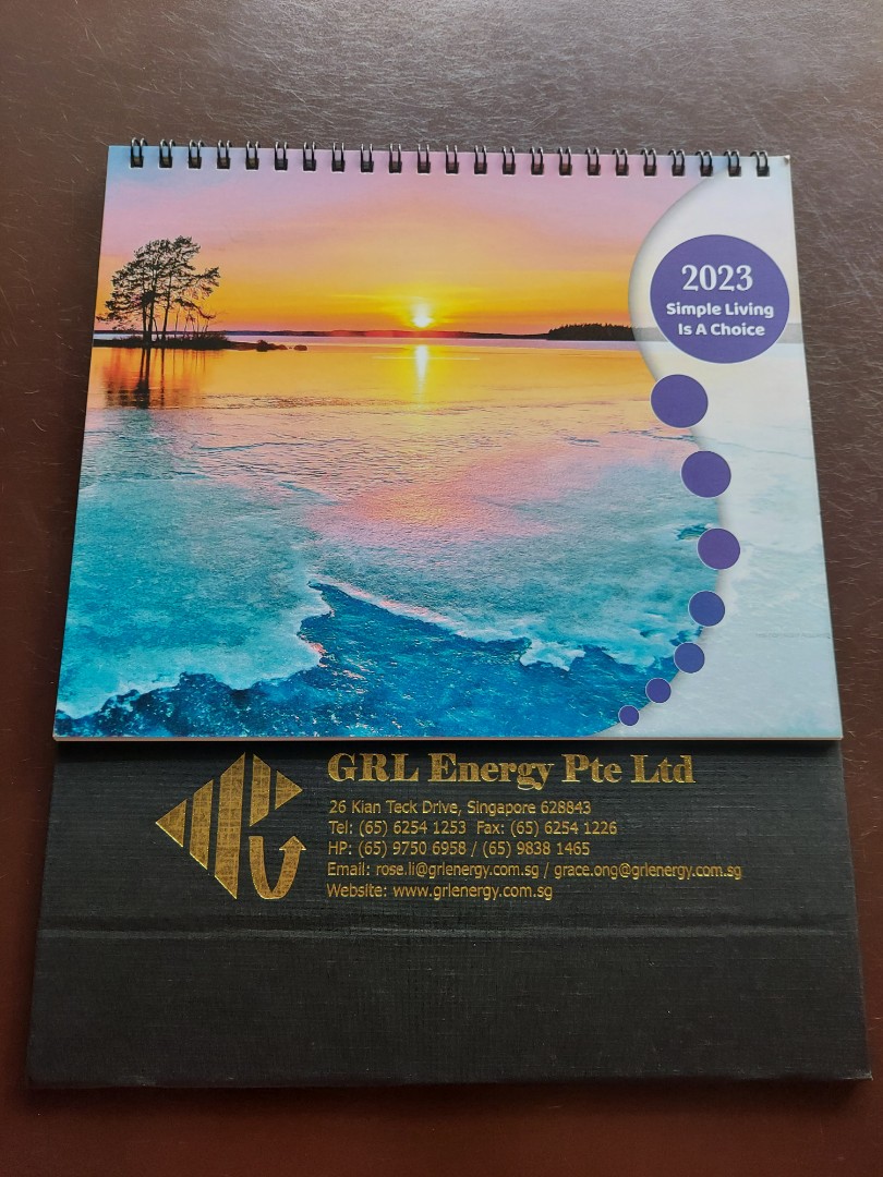 Table calendar 2023, Hobbies & Toys, Stationery & Craft, Other