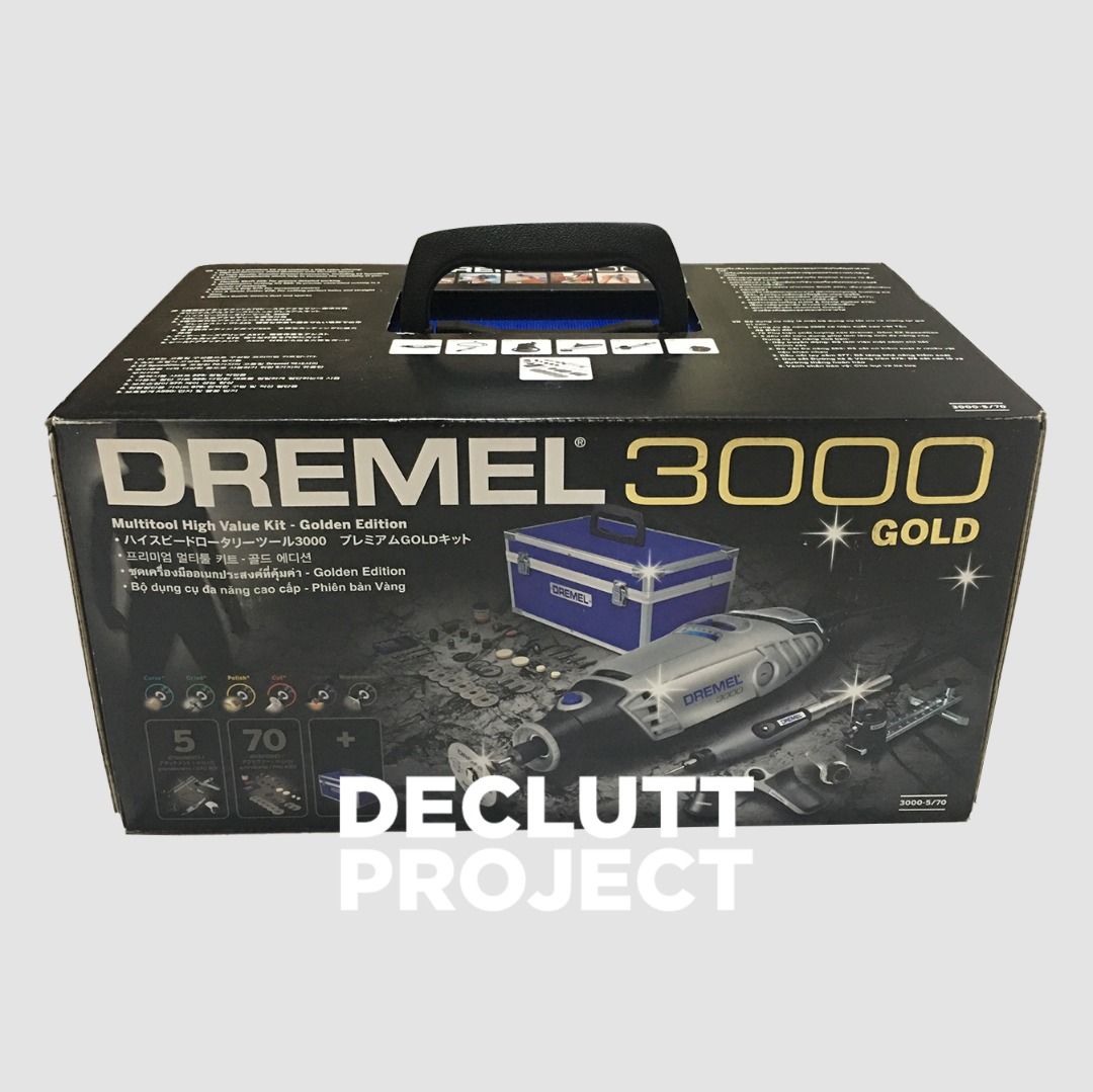 Tools perkakas DREMEL 3000 GOLD KIT Desain Kerajinan Tangan