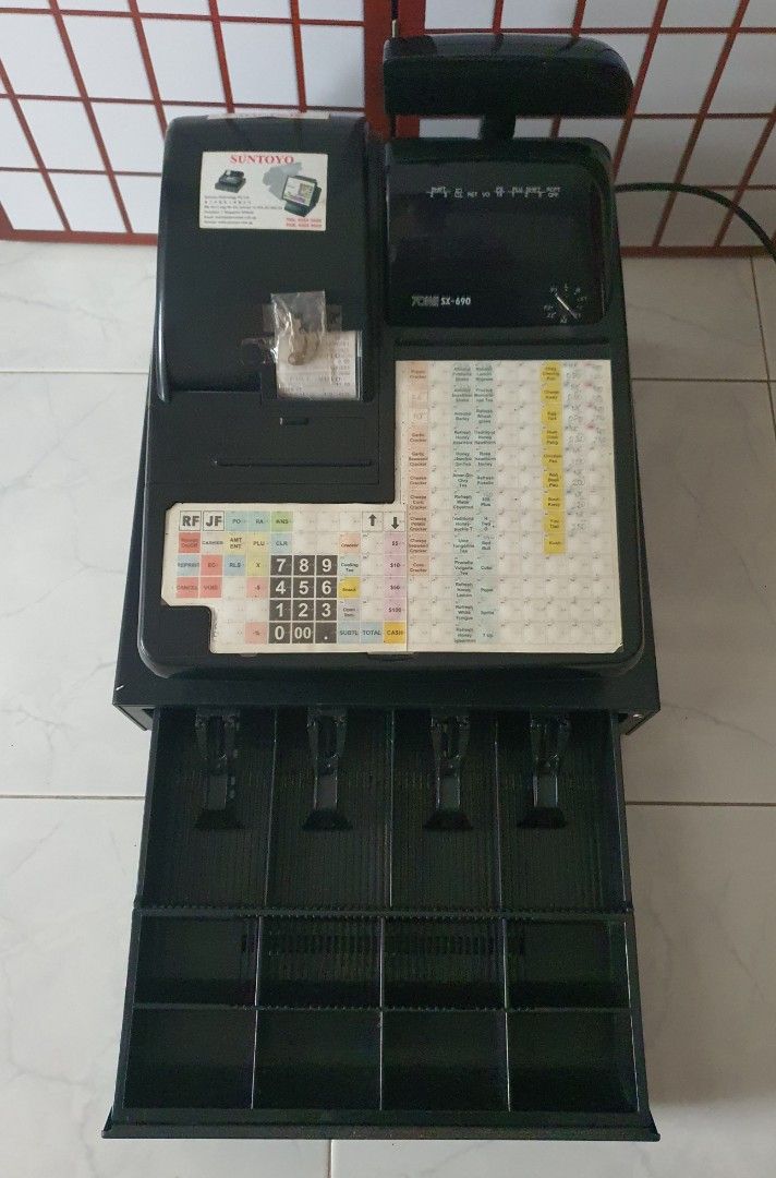 TOWA SX690 Cash Register POS System Point Of Sale System with Cash