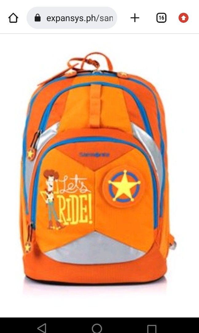 Samsonite toy story sale backpack