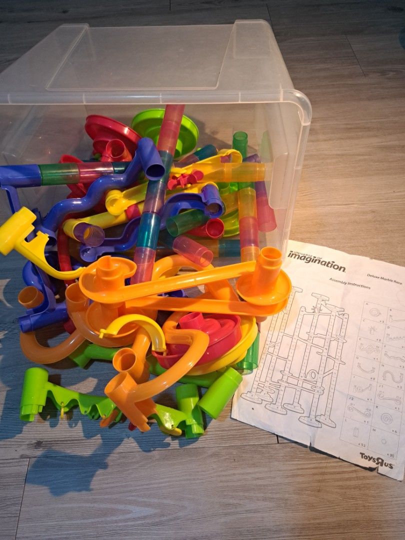 wtor toys marble run 216pcs