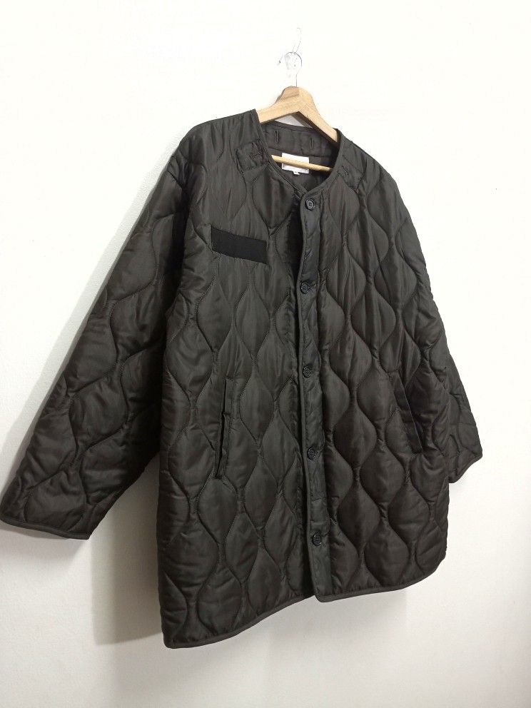 HYKE QUILTED BIG LINER JACKET/BLACK/1 純正お値下 www.urbanbug.net