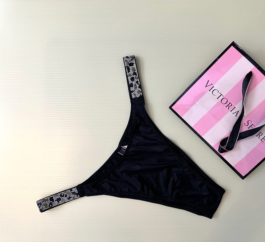 Victoria secret shine strap Brazilian panty, Women's Fashion, New  Undergarments & Loungewear on Carousell