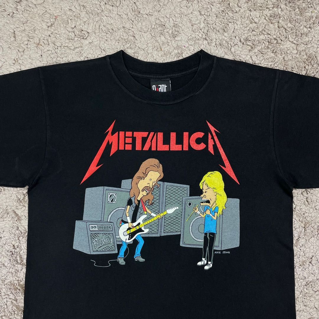 Vintage Beavis And Butthead Metallica T Shirt Mens Fashion Tops And Sets Tshirts And Polo Shirts 